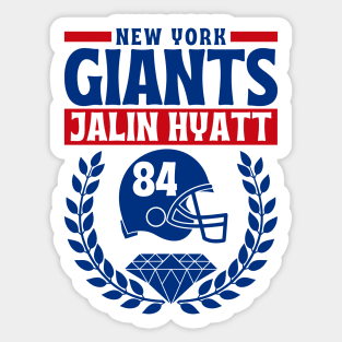 New York Giants Jalin Hyatt 84 American Football Sticker